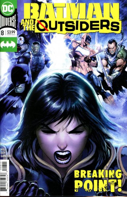 Batman and the Outsiders, Vol. 3 A League of Their Own, A League of Their Own Part 1 |  Issue#8A | Year:2019 | Series:  | Pub: DC Comics | Regular Tyler Kirkham Cover