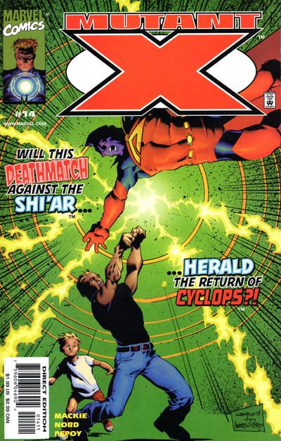 Mutant X Homecoming! |  Issue#14A | Year:1999 | Series: X-Men | Pub: Marvel Comics | Direct Edition
