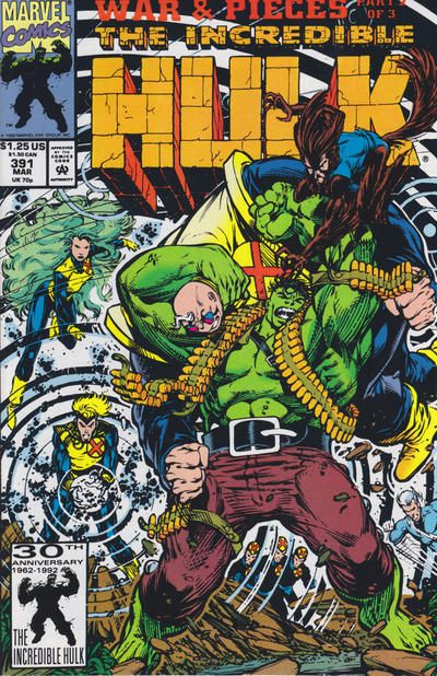 The Incredible Hulk, Vol. 1 War & Pieces |  Issue#391A | Year:1992 | Series: Hulk | Pub: Marvel Comics | Direct Edition