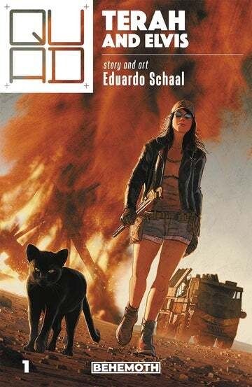 Quad (Behemoth Comics)  |  Issue#1A | Year:2022 | Series:  | Pub: Behemoth Comics | Regular Eduardo Schaal Cover
