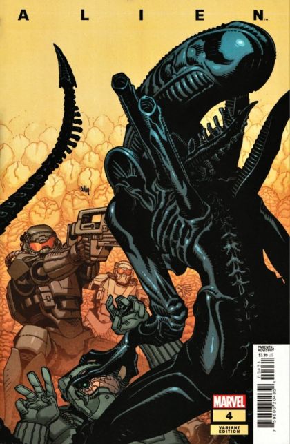 Alien, Vol. 2 (Marvel Comics) Icarus |  Issue#4C | Year:2022 | Series:  | Pub: Marvel Comics | Cully Hamner Cover