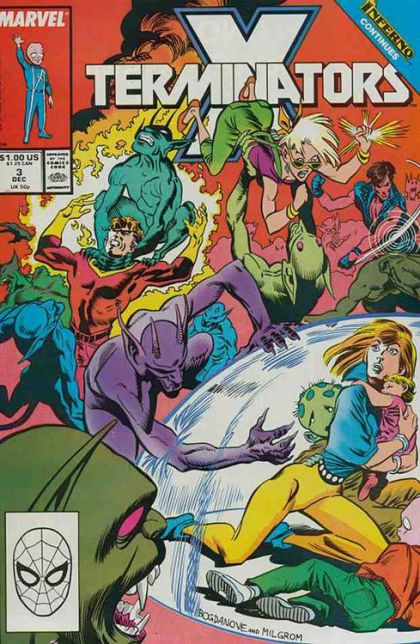 X-Terminators, Vol. 1 Inferno - Guess Who's Coming To Dinner |  Issue#3A | Year:1988 | Series: X-Men | Pub: Marvel Comics | Direct Edition