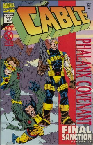 Cable, Vol. 1 Phalanx Covenant: Final Sanction - Part 2: The Phalanx Sanction |  Issue#16A | Year:1994 | Series:  | Pub: Marvel Comics | Direct Edition