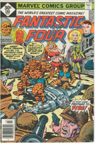 Fantastic Four, Vol. 1 Bedlam in The Baxter Building |  Issue#180A | Year:1976 | Series: Fantastic Four | Pub: Marvel Comics | Whitman Variant