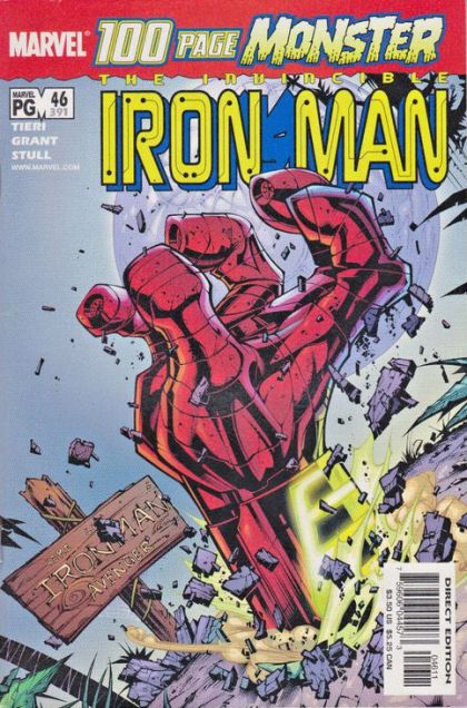 Iron Man, Vol. 3 The Frankenstein Syndrome, Part 1 |  Issue#46A | Year:2001 | Series: Iron Man | Pub: Marvel Comics | Direct Edition