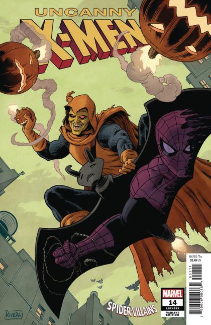 Uncanny X-Men, Vol. 5 This is Forever, Part Four |  Issue#14B | Year:2019 | Series: X-Men | Pub: Marvel Comics | Variant Paolo Rivera Spider-Man Villains Cover