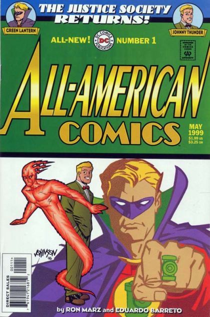 All-American Comics, Vol. 2 The Justice Society Returns! - Cold Heart |  Issue#1A | Year:1999 | Series: JSA | Pub: DC Comics | Direct Edition