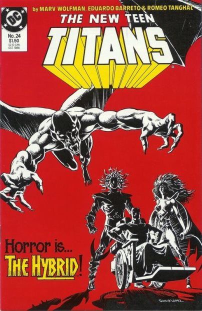 The New Teen Titans, Vol. 2 Hell Is the Hybrid |  Issue#24 | Year:1986 | Series: Teen Titans | Pub: DC Comics |