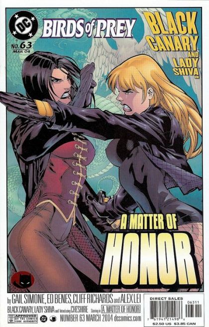 Birds of Prey, Vol. 1 Sensei & Student, Part 2: Pride & Poison |  Issue#63A | Year:2004 | Series: Birds of Prey | Pub: DC Comics | Direct Edition