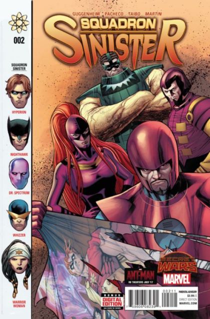 Squadron Sinister  |  Issue#2A | Year:2015 | Series:  | Pub: Marvel Comics | Regular Cover - Carlos Pacheco