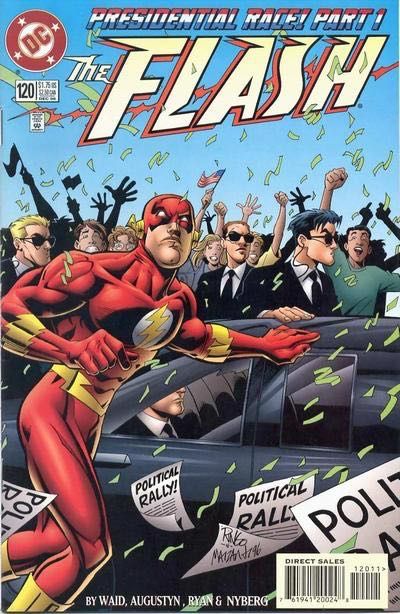 Flash, Vol. 2 Presidential Race, Chapter 1: Circular Logic |  Issue#120A | Year:1996 | Series: Flash | Pub: DC Comics | Direct Edition