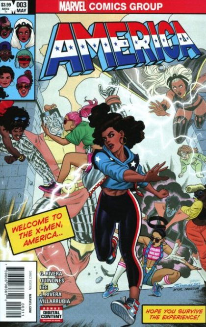 America Highway To The Danger Room |  Issue#3A | Year:2017 | Series:  | Pub: Marvel Comics | Regular Joe Quinones Cover