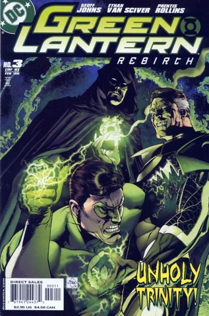 Green Lantern: Rebirth Yellow |  Issue#3 | Year:2004 | Series: Green Lantern | Pub: DC Comics | Ethan Van Sciver Regular