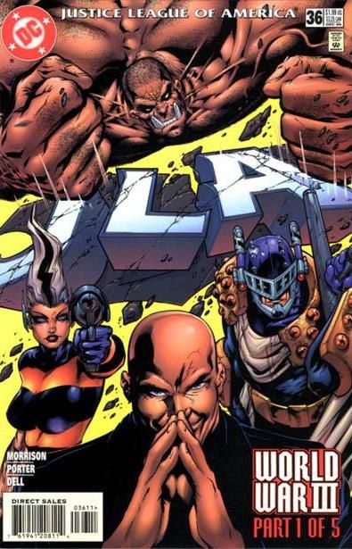 JLA World War III, World War III part 1 |  Issue#36A | Year:1999 | Series: JLA | Pub: DC Comics | Direct Edition