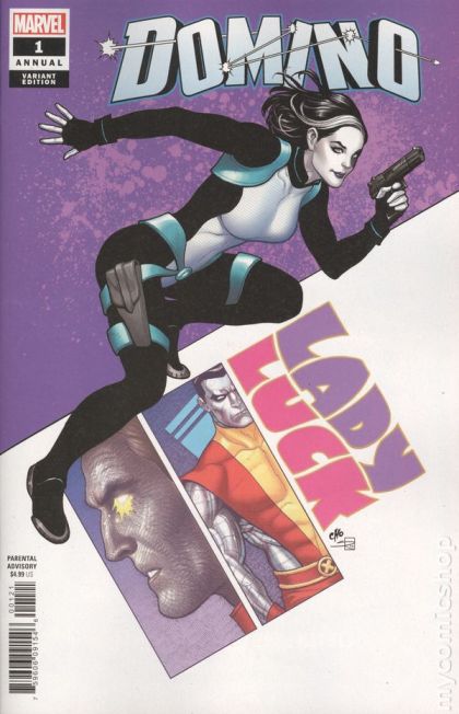 Domino, Vol. 3 Annual Dead Drunk In Dry Gulch / The Good Fight / Rebound / Domino & The Rejex / Saturdays Are For The Body Count |  Issue#1B | Year:2018 | Series:  | Pub: Marvel Comics | Variant Frank Cho Cover