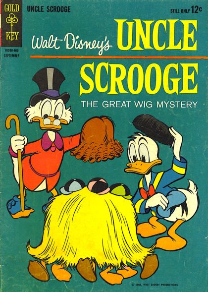 Walt Disney's Uncle Scrooge The Great Wig Mystery |  Issue#52 | Year:1964 | Series: Walt Disney | Pub: Western Publishing Co. |