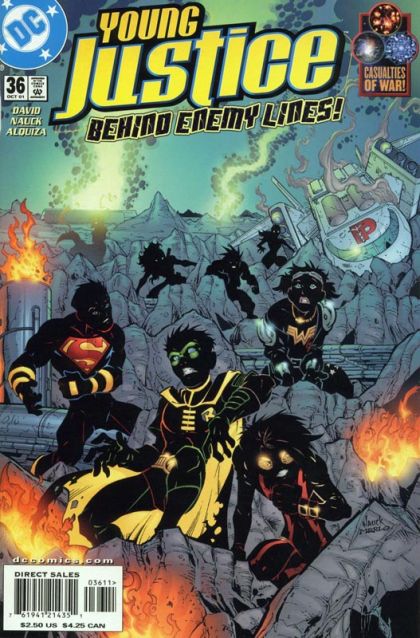 Young Justice, Vol. 1 Our Worlds At War - Kissing on the Apokolips |  Issue#36 | Year:2001 | Series: Teen Titans | Pub: DC Comics |
