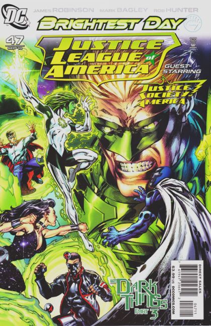 Justice League of America, Vol. 2 Brightest Day - The Dark Things, Part Three / Cogs, Part 2 |  Issue#47A | Year:2010 | Series: Justice League | Pub: DC Comics | Mark Bagley Regular