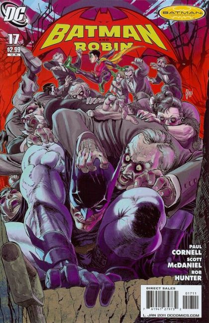 Batman and Robin, Vol. 1 Batman Inc. - The Sum of Her Parts, Part 1 of 3 |  Issue#17A | Year:2010 | Series: Batman | Pub: DC Comics | Guillem March Regular Cover