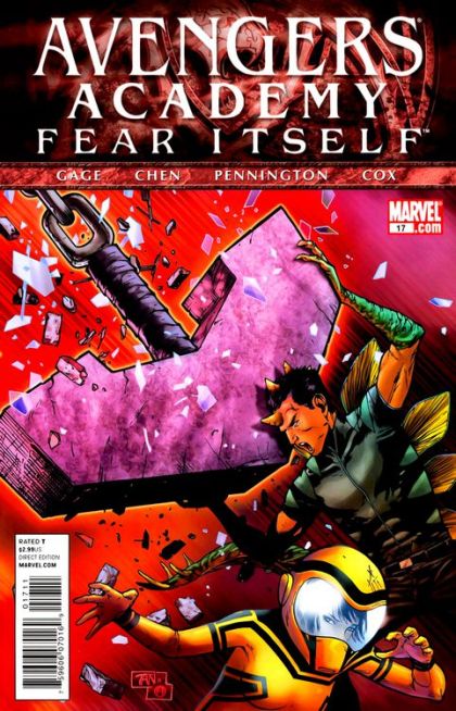 Avengers Academy Fear Itself - Battle Scars |  Issue#17A | Year:2011 | Series: Avengers | Pub: Marvel Comics | Direct Edition