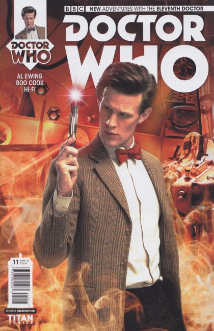 Doctor Who: New Adventures With The Eleventh Doctor Four Dimensions |  Issue#11B | Year:2015 | Series: Doctor Who | Pub: Titan Books | Photo Variant