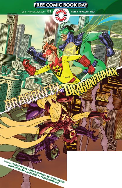Free Comic Book Day 2019 (Dragonfly And Dragonflyman) Dragonfly & Dragonflyman; Captain Ginger; Poe Vs. the Black Cat; When Stars Explode |  Issue#1 | Year:2019 | Series:  | Pub: Ahoy Comics | Free Comic Book Day 2019 Edition