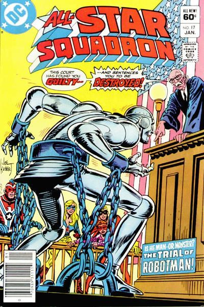 All-Star Squadron To Slay the Body Electric! |  Issue#17B | Year:1982 | Series:  | Pub: DC Comics | Newsstand Edition