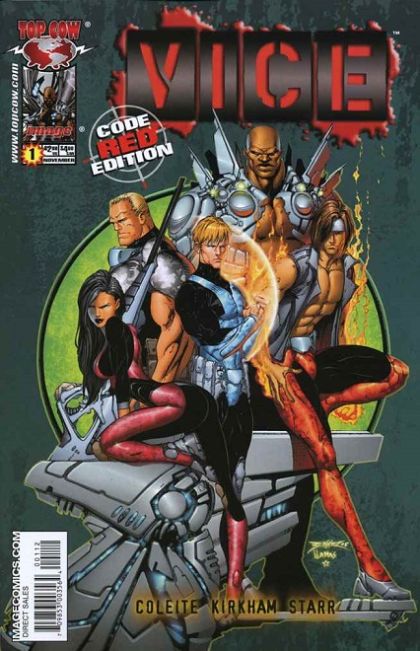 V.I.C.E. Martyrs, Part 1 |  Issue#1E | Year:2005 | Series: V.I.C.E. | Pub: Image Comics | Code Red Edition