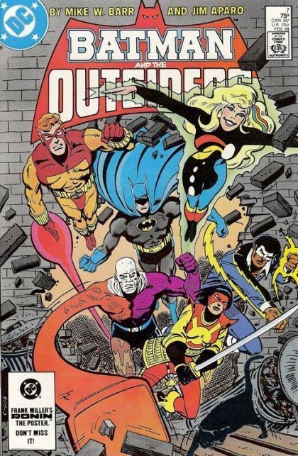 Batman and the Outsiders, Vol. 1 Cold Hands, Cold Heart |  Issue#7A | Year:1983 | Series: Outsiders | Pub: DC Comics | Direct Edition