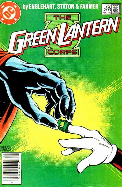 Green Lantern, Vol. 2 The Diabolical Doctor Ub'X |  Issue#203B | Year:1986 | Series: Green Lantern | Pub: DC Comics | Newsstand Edition