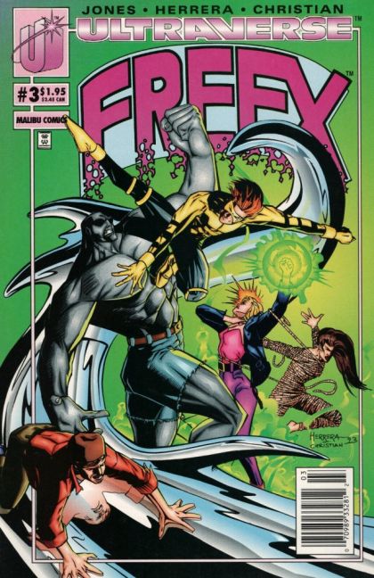 Freex Targets |  Issue#3B | Year:1993 | Series:  | Pub: Malibu Comics | Newsstand Edition