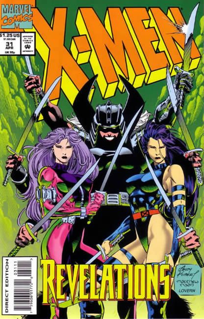 X-Men, Vol. 1 Soul Possessions, Part 1: The Butterfly and the Hawk |  Issue#31A | Year:1994 | Series: X-Men | Pub: Marvel Comics |