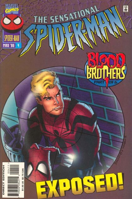 The Sensational Spider-Man, Vol. 1 Clone Saga - Blood Brothers, Part 1: Shooting Spider-Man |  Issue#4A | Year:1996 | Series: Spider-Man | Pub: Marvel Comics |
