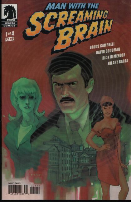 Man with the Screaming Brain  |  Issue#1B | Year:2005 | Series: Man With The Screaming Brain | Pub: Dark Horse Comics |