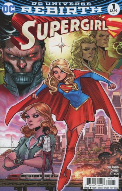 Supergirl, Vol. 7 Reign of the Cyborg Superman, Part One |  Issue#1A | Year:2016 | Series:  | Pub: DC Comics | Regular Brian Ching Cover