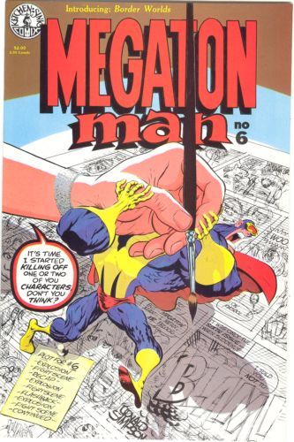 Megaton Man The Death of Magaton Man |  Issue#6 | Year:1985 | Series:  | Pub: Kitchen Sink Press |