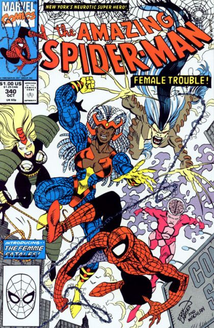 The Amazing Spider-Man, Vol. 1 The Hero Subtractor |  Issue#340A | Year:1990 | Series: Spider-Man | Pub: Marvel Comics |
