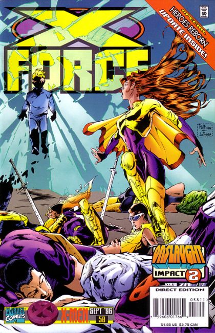 X-Force, Vol. 1 Onslaught - Before The Dawn |  Issue#58A | Year:1996 | Series: X-Force | Pub: Marvel Comics | Direct Edition