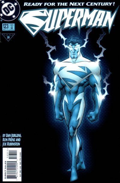 Superman, Vol. 2 Superman...Reborn! |  Issue#123D | Year:1997 | Series: Superman | Pub: DC Comics | Glow in the Dark Cover