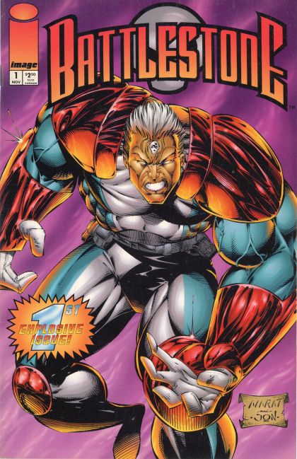 Battlestone  |  Issue#1B | Year:1994 | Series:  | Pub: Image Comics | Marat Mychaels Variant Cover