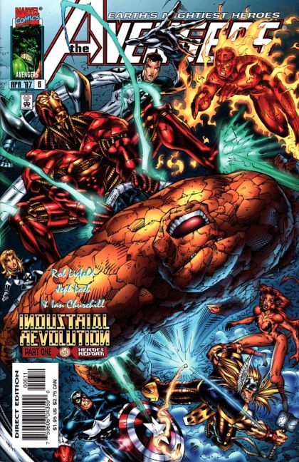 The Avengers, Vol. 2 Industrial Revolution - Part 1: A Hard Day's Night |  Issue#6A | Year:1997 | Series: Avengers | Pub: Marvel Comics | Direct Edition