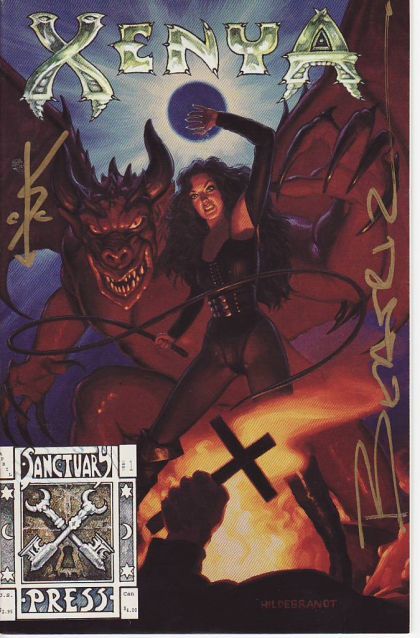 Xenya The Summoning / Dead End / Homecoming |  Issue#1 | Year:1994 | Series:  | Pub: Sanctuary Press | Tim & Greg Hildebrant Cover