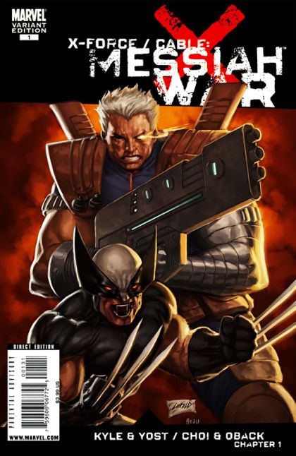 X-Force / Cable: Messiah War Messiah War - Chapter 1 |  Issue#1C | Year:2009 | Series:  | Pub: Marvel Comics | Rob Liefeld Variant Cover