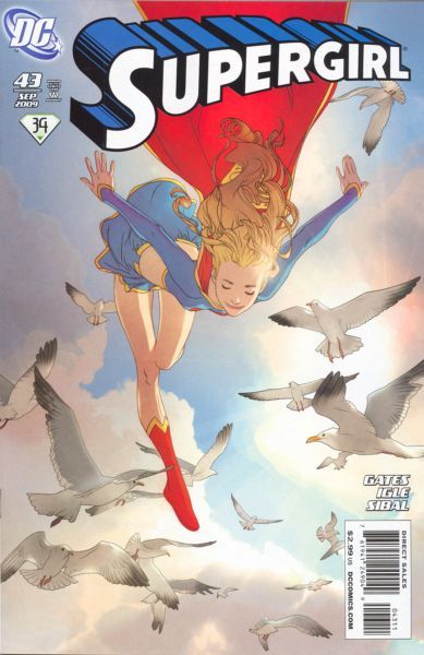 Supergirl, Vol. 5 Guilding Day |  Issue#43A | Year:2009 | Series: Supergirl | Pub: DC Comics | Direct Edition