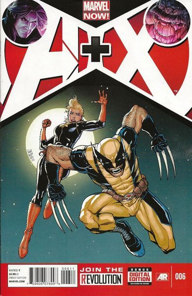 A+X Captain Marvel Wolverine / The Thing Gambit |  Issue#6A | Year:2013 | Series:  | Pub: Marvel Comics | Regular Giuseppe Camuncoli Cover