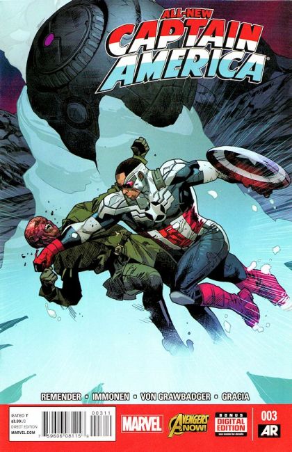 All-New Captain America  |  Issue#3A | Year:2015 | Series: Captain America | Pub: Marvel Comics | Regular Stuart Immonen Cover