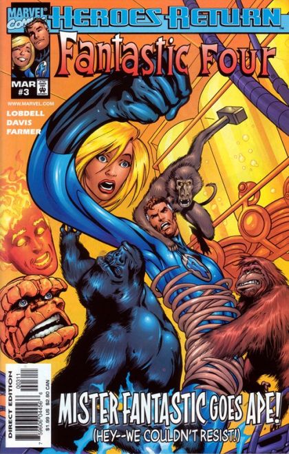 Fantastic Four, Vol. 3 Happy New Year, Reed Richards...Now Die! |  Issue#3A | Year:1998 | Series: Fantastic Four | Pub: Marvel Comics | Direct Edition