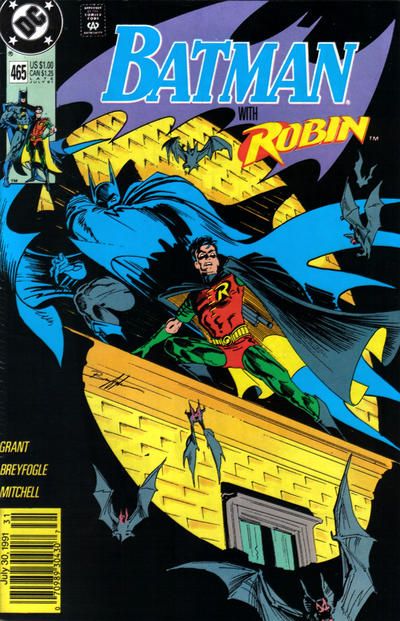 Batman, Vol. 1 "Debut" |  Issue#465B | Year:1991 | Series: Batman | Pub: DC Comics | Newsstand Edition