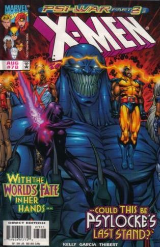 X-Men, Vol. 1 Psi-War, Part 2 |  Issue#78A | Year:1998 | Series: X-Men | Pub: Marvel Comics | Direct Edition