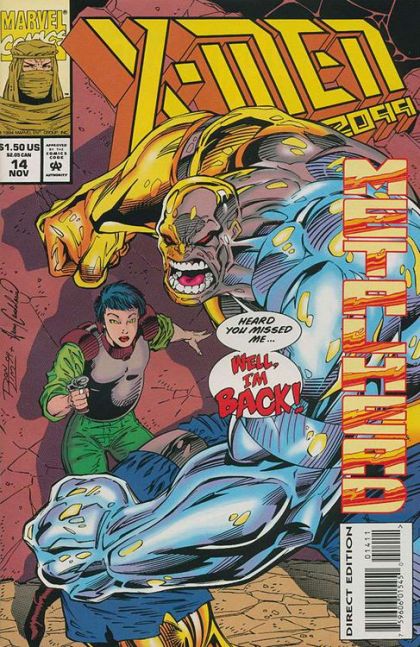 X-Men 2099 All That Glitters |  Issue#14A | Year:1994 | Series: X-Men | Pub: Marvel Comics | Direct Edition